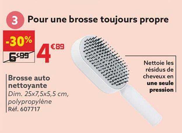 Brosse Auto Nettoyante