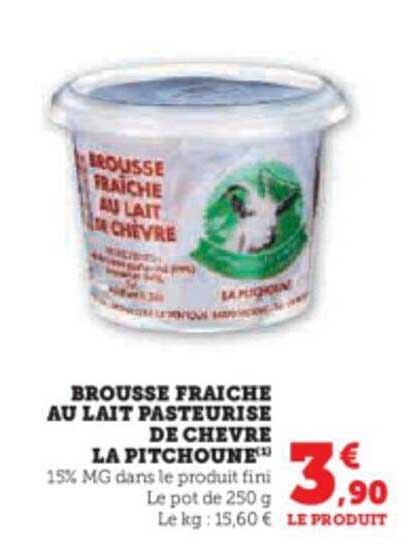 Brousse Fraîche Au Lait Pasteurise De Chèvre La Pitchoune