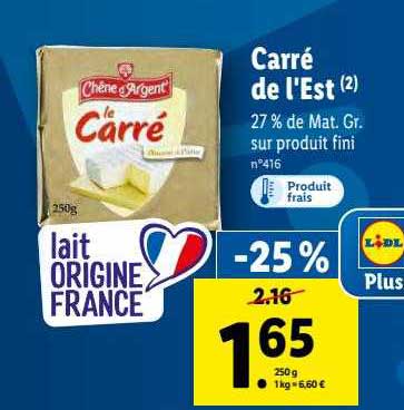 carré de l'est chêne d'argent