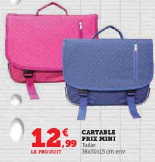 Cartable Prix Mini