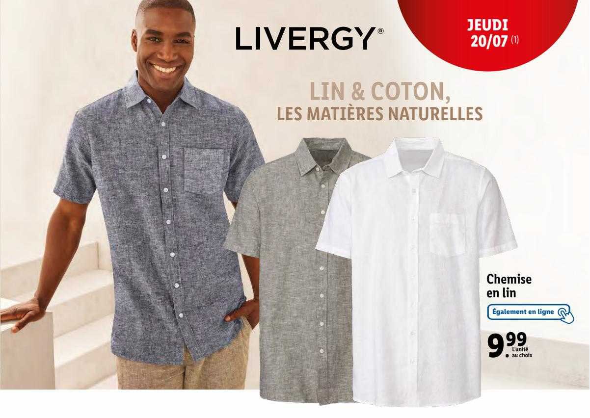 Chemise En Lin Livergy