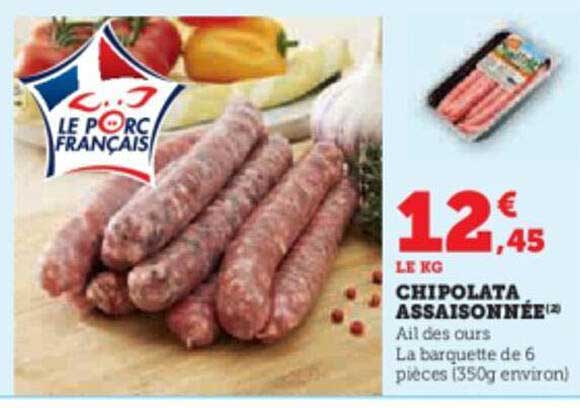 Chipolata Assaisonnée