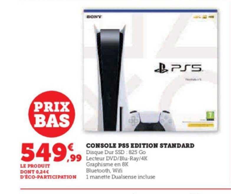 Console Ps5 édition Standard