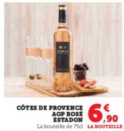 Côtes De Provence Aop Rosé Estadon