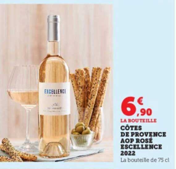Côtes De Provence Aop Rosé Excellence 2022