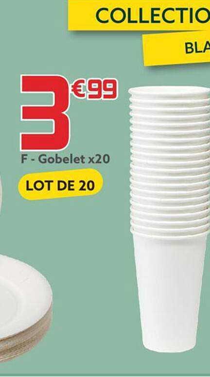 gobelet x20