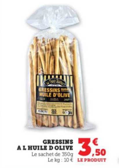 Gressins à L'huile D'olive