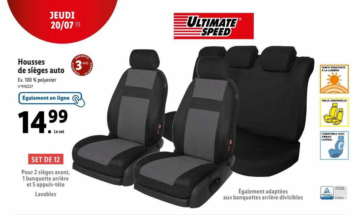 housses de sièges auto ultimate speed