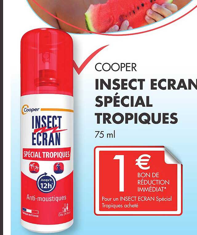 insecte écran spécial tropiques cooper