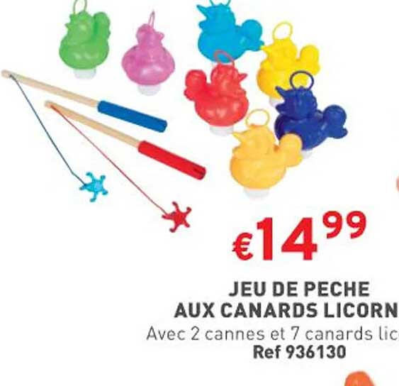 jeu de peche aux canards licorn