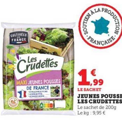 jeunes pousses les crudettes