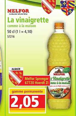 Melfor La Vinaigrette Comme à La Maison