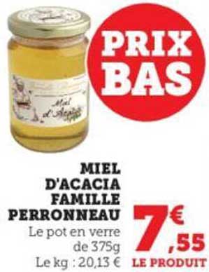 miel d'acacia famille perronneau