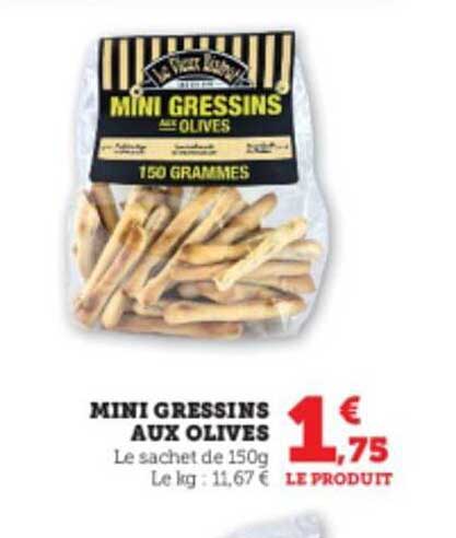 Mini Gressins Aux Olives