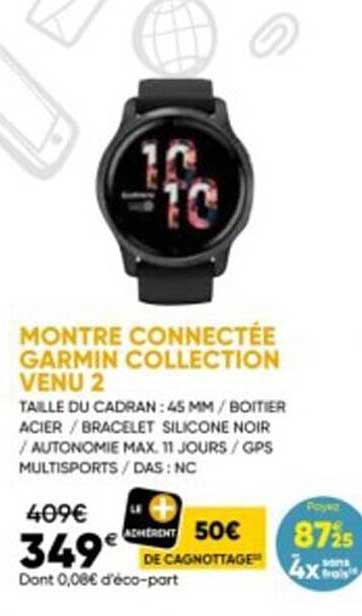 montre connectée garmin collection venu 2
