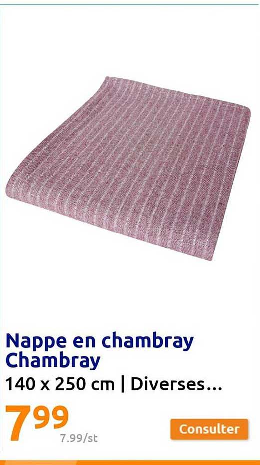 nappe en chambray chambray