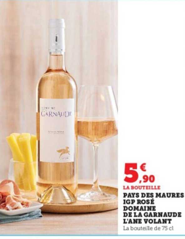 pays des maures igp rosé domaine de la garnaude l'âne volant