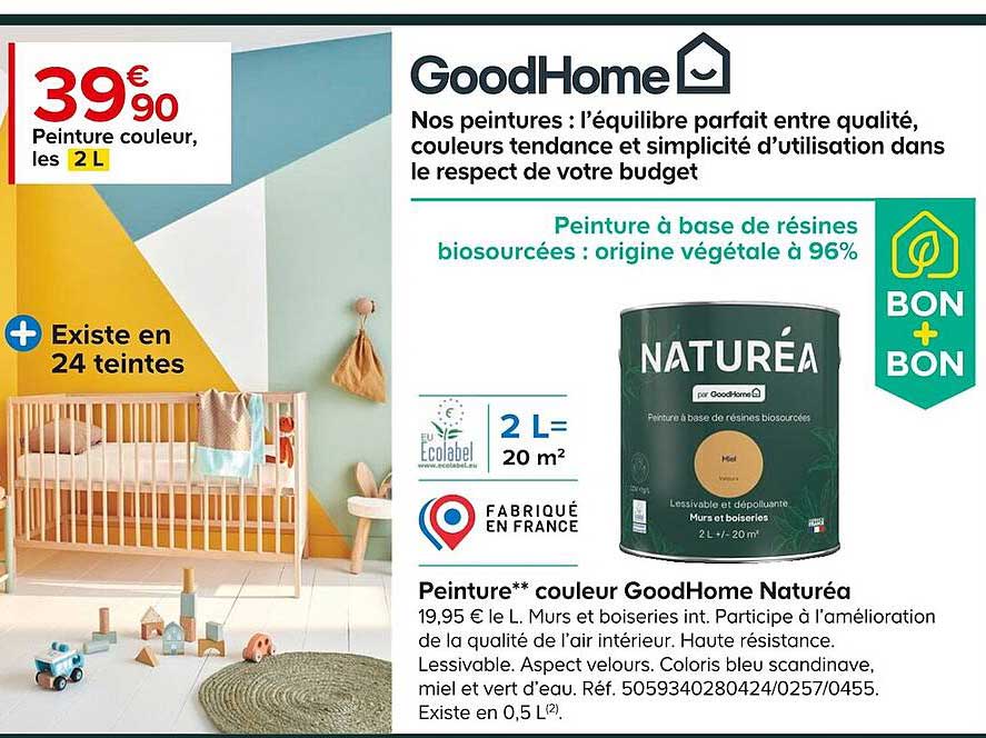 peinture couleur goodhome naturéa