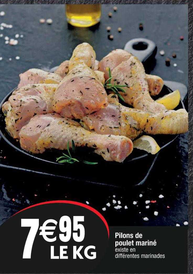 Pilons De Poulet Mariné