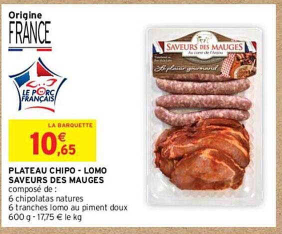 Plateau Chipo - Lomo Saveurs Des Mauges