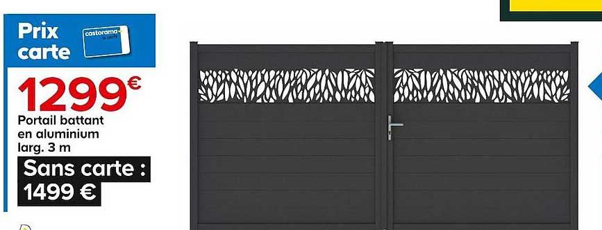 Portail Battant En Aluminium