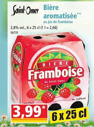 saint-omer bière aromatisée