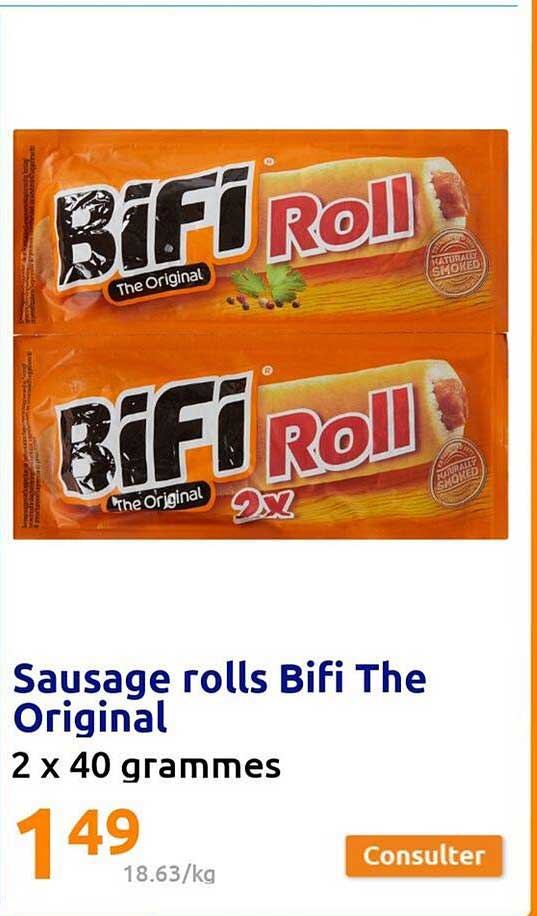 sausage rolls bifi the original
