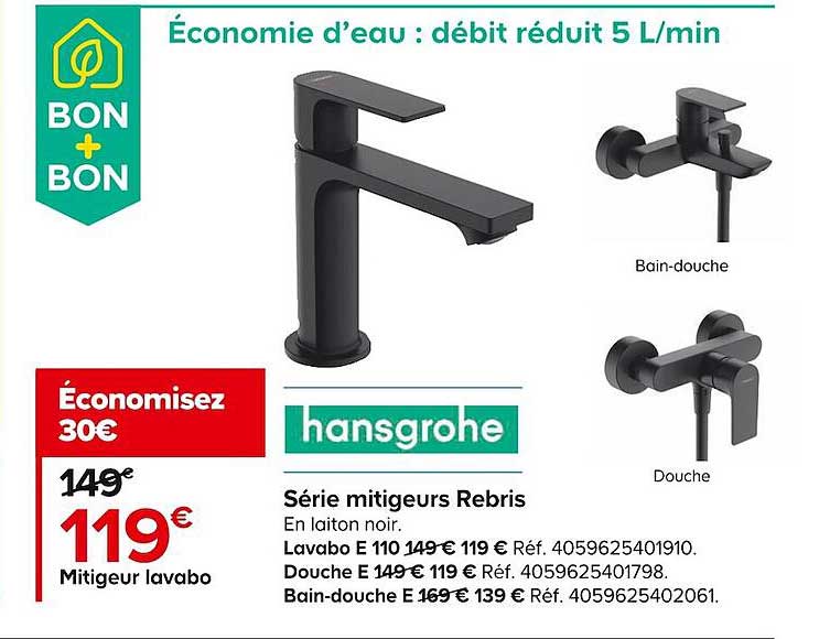 série mitigeurs rebris