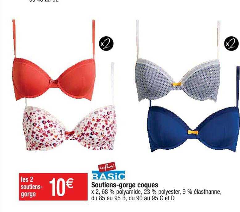 soutiens-gorge coques influx basic