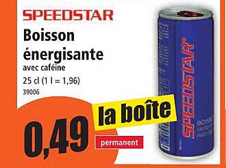 Speedstar Boisson énergisante