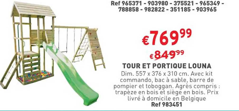 tour et portique louna