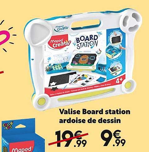 valise board station ardoise de dessin