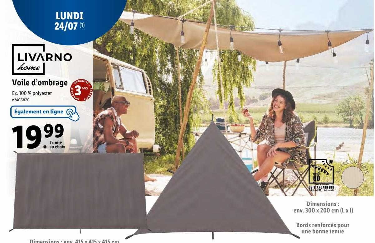 Voile D'ombrage Livarno Home