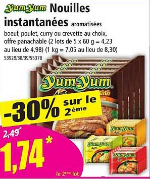 Yum Yum Nouilles Instantanées