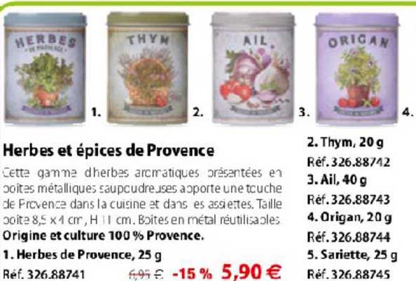 Herbes Et épices De Provence