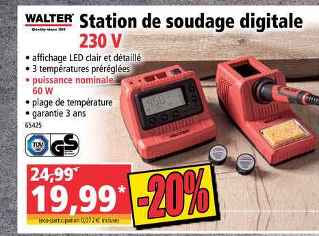 station de soudage digitale walter