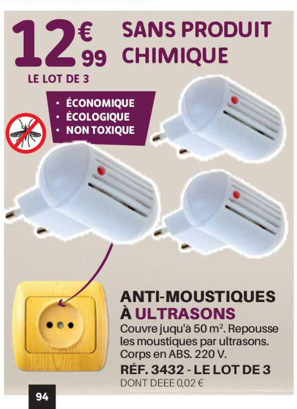 anti-moustiques à ultrasons
