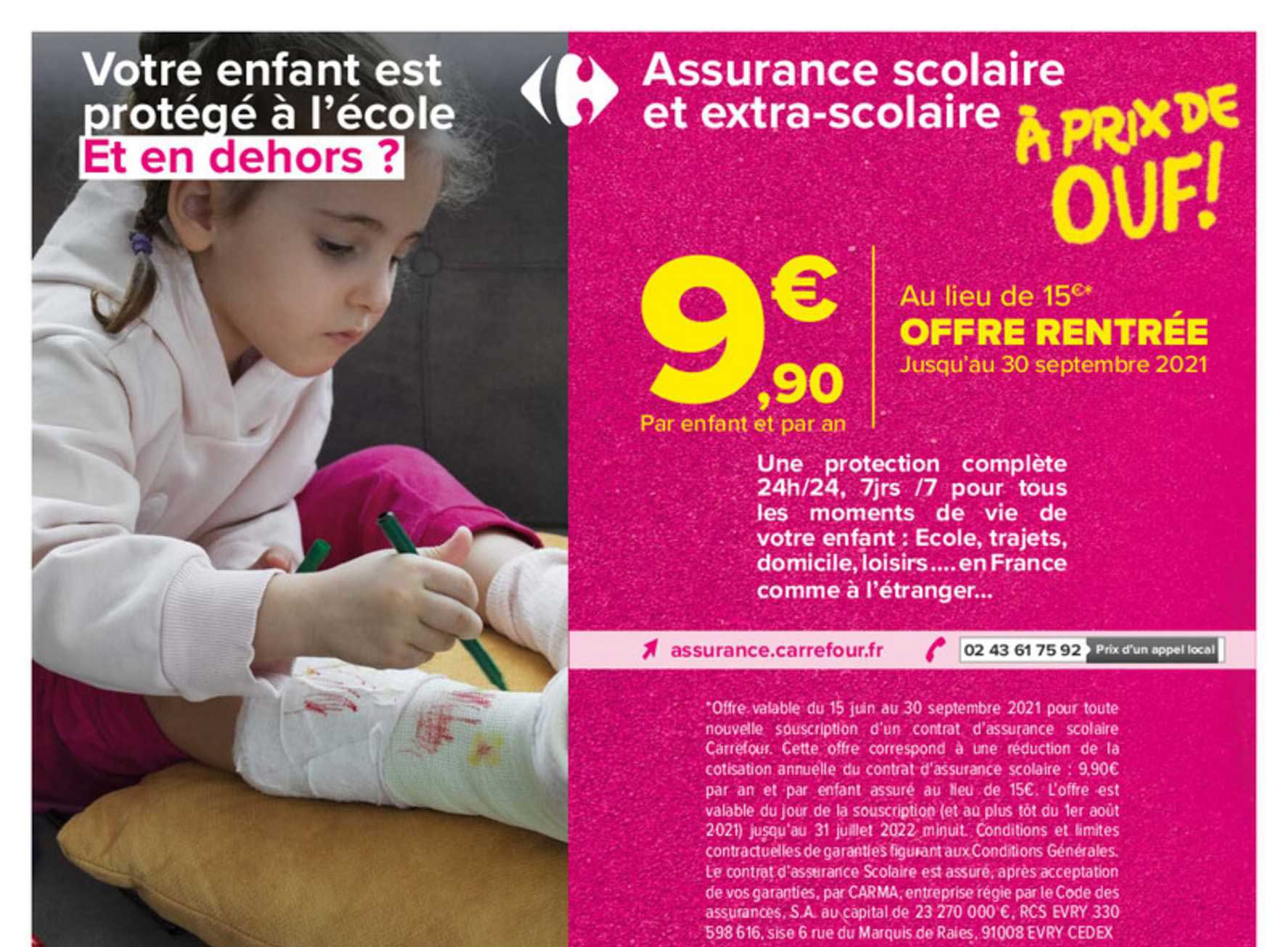 assurance scolaire et extra-scolaire