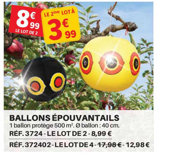 ballons épouvantails