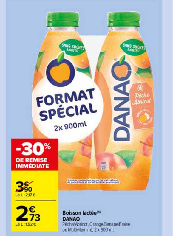 boisson lactée danao