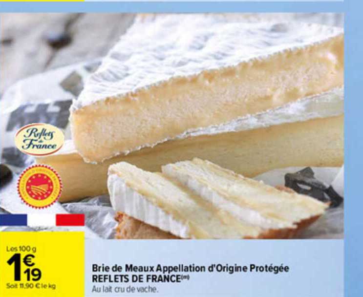 brie de meaux appellation d'origine protégée reflets de france