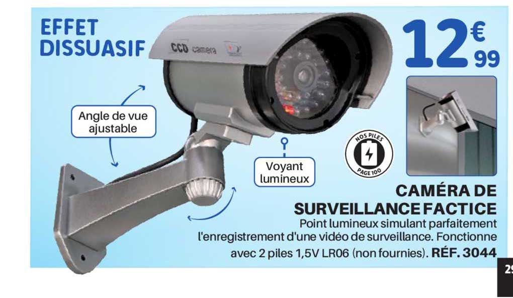 Caméra De Surveillance Factice