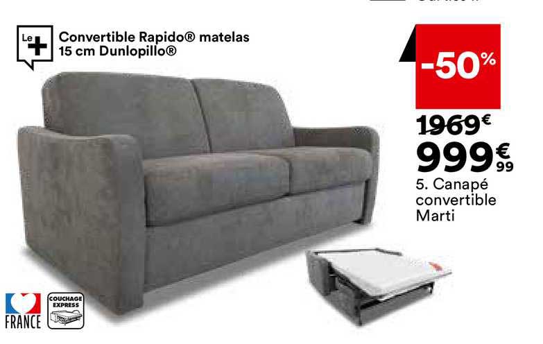 Canapé Convertible Marti