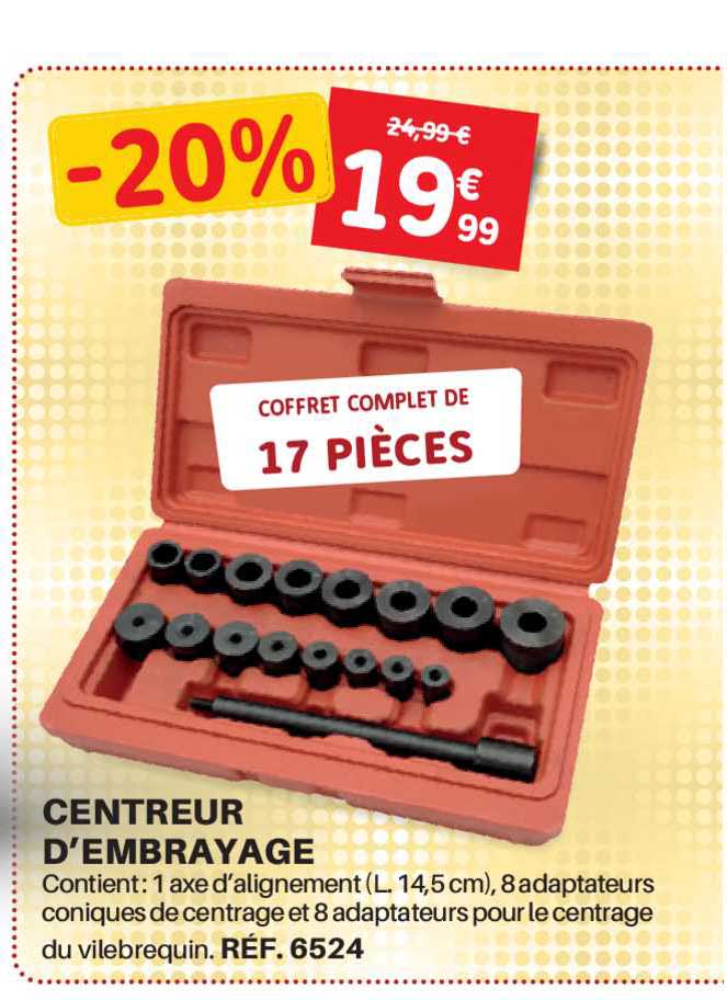 centreur d'embrayage