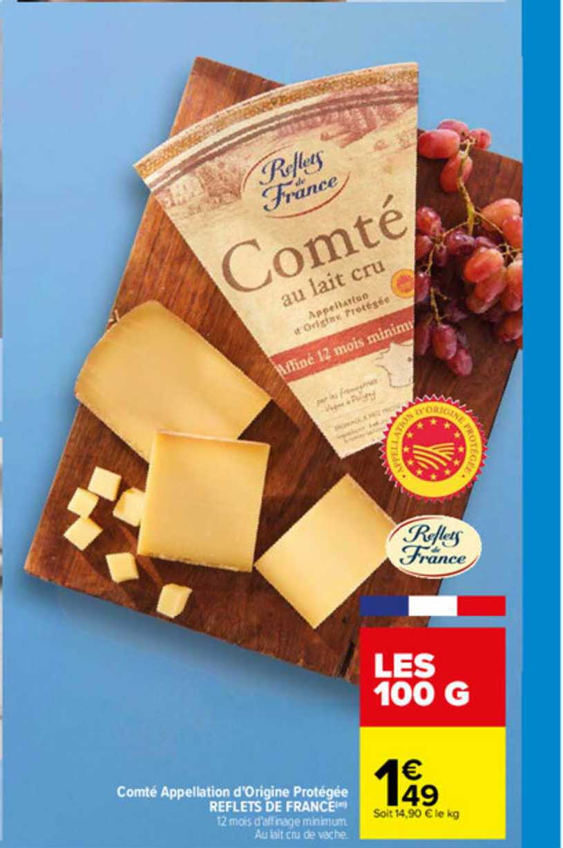comté appellation d'origine protégée reflets de france