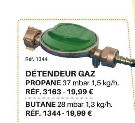 détendeur gaz propane, butane