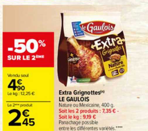 Extra Grignottes Le Gaulois
