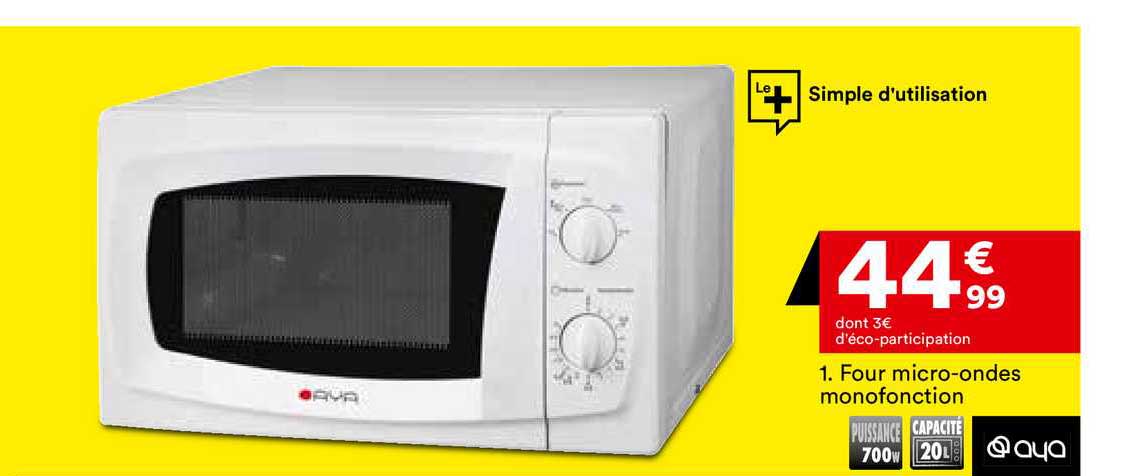 four micro-ondes monofonction