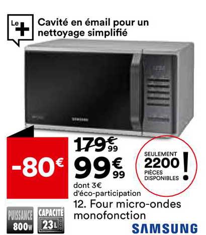 four micro-ondes monofonction samsung