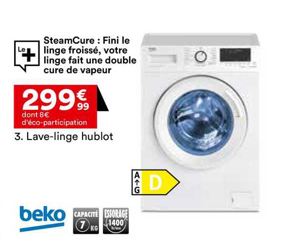 lave-linge hublot beko